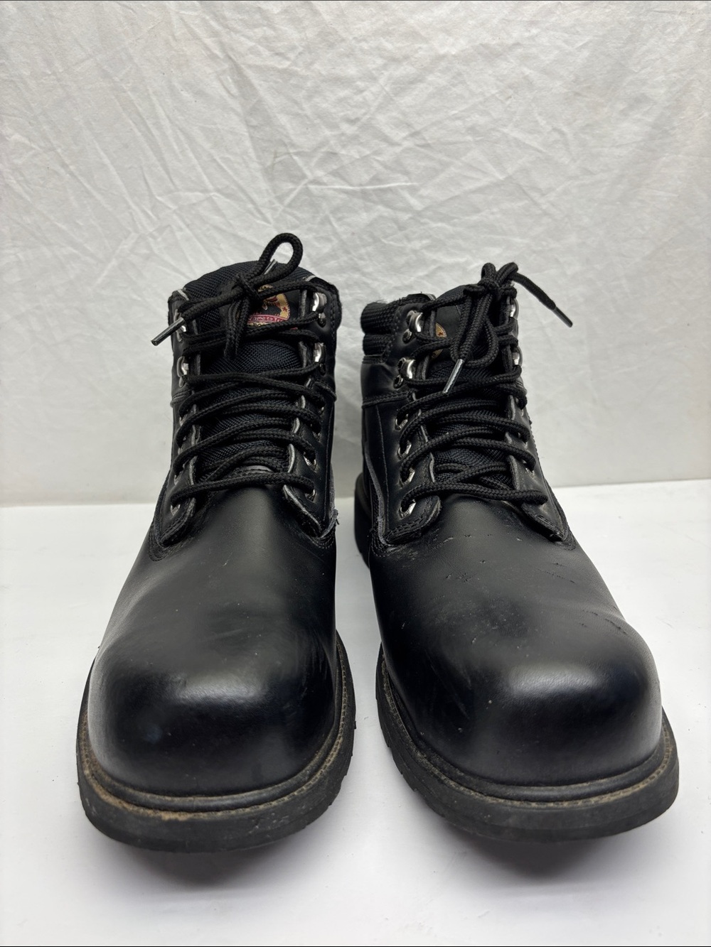 Brahma Men's Black Work Boots, SZ 14, box 48